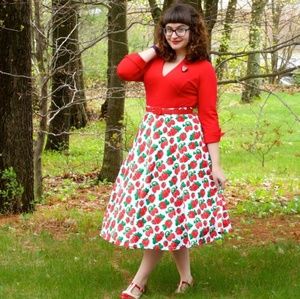 Tatyana Boutique Strawberry Skirt NWOT